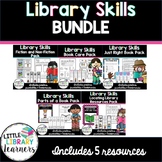 Library Skills BUNDLE- Worksheets, Printables and Posters