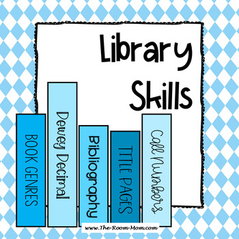Preview of Library Skills, Bibliographies, and Book Genres Activities