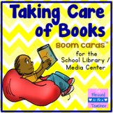 Book Care Boom™ Cards - Library Skills - Elementary Library