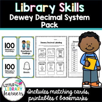 Preview of Library Skills- Dewey Decimal System Pack