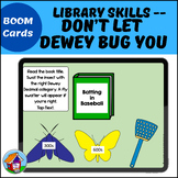 Library Skills -- Don't Let Dewey Bug You BOOM™ Cards