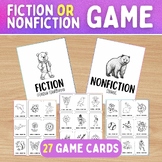 Library Skills Fiction Non Fiction Card Game and Memory