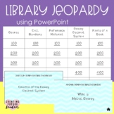 Library Skills Jeopardy Game Show PowerPoint