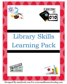 Preview of Library Skills Learning Pack