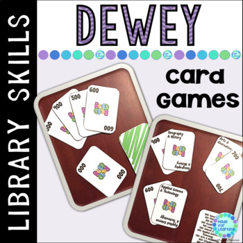Preview of Dewey Decimal System Card Games | Differentiated Activities for Library Centers