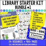 Library Lessons, Signs, Labels, Guides | Back to School St