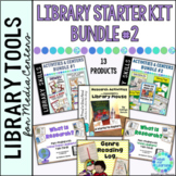 Library Lessons Tools and Center Activities Starter Kit BUNDLE #2