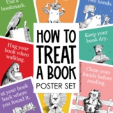 Library Lessons Library Skills Posters | How to Treat a Book