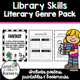 Library Skills- Literary Genre Pack