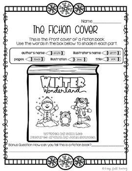 Library No Prep Printables Winter Themed by Little Library Learners