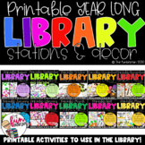 Library Stations & Decor | Year Long | Printable