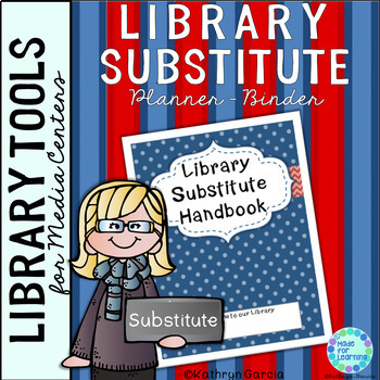 Preview of Library Substitute Binder Planner Folder