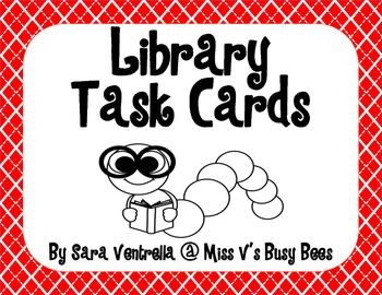 Preview of Library Task Cards