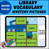 Library Vocabulary Mystery Pictures BOOM™ Cards