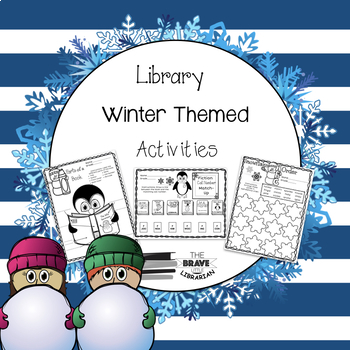 Preview of Library Winter Themed Activities