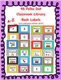 Library book labels - Polka dots