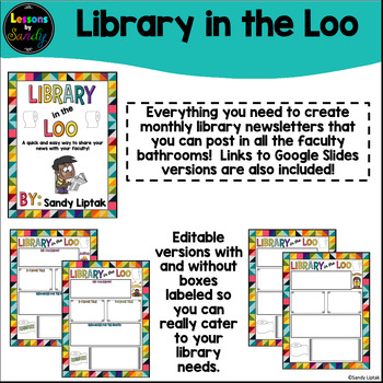 Preview of Library in the Loo Faculty Newsletters