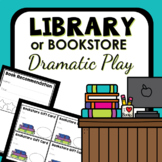 Library or Bookstore Pretend Play Dramatic Play Pack