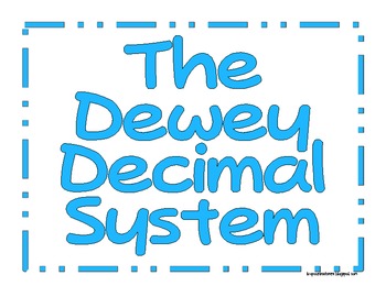 Preview of Library posters: Dewey Decimal System & Book Genres
