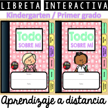 Preview of Libreta Interactiva - Todo Sobre Mí (Kindergarten)