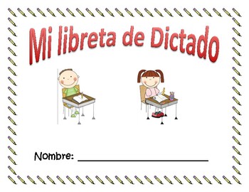 Preview of Libreta de Dictado (writing notebook)