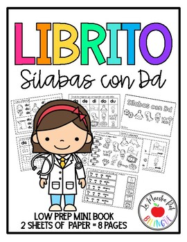 Preview of Librito de Sílabas con Dd