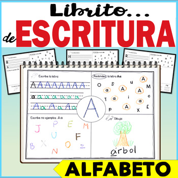 Preview of Librito de escritura - ALFABETO | Frayer Model para aprender a leer y escribir
