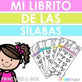 Librito de sílabas! Comes in B&W and in color!
