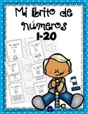 Libritos de los Numeros 1-20 / Numbers Flip Book in Spanish