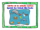 Libritos de los animales marinos-Spanish Sea Animals Mini Books