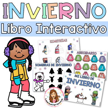 Preview of Libro actividades Invierno / Winter Activities & Printables. Busy Book. Spanish