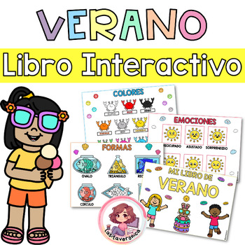 Preview of Libro actividades Verano / Summer Activities & Printables. Busy Book. Spanish