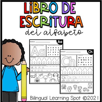 Preview of Libro de Escritura del Alfabeto | Alphabet Handwriting Book - in Spanish