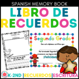 Libro de Recuerdos Memory Book in Spanish Recuerdos del año