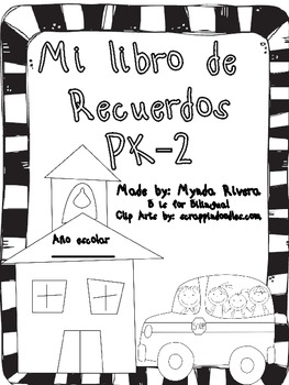 Preview of Libro de Recuerdos PK-2 (Memory Book PK-2 in Spanish)