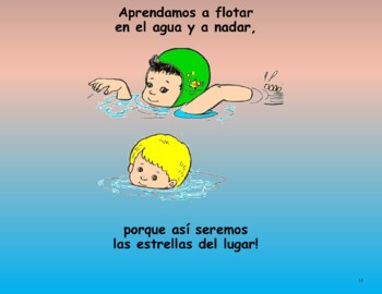 Libro de Seguridad/ prevención de accidentes en las albercas piscinas para  niños