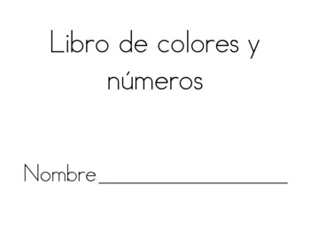 Libro de colores y números by Mrs Maestra | Teachers Pay Teachers