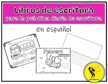 Preview of Libro de escritura/Diario de escritura/Spanish Writing Journal Grades K-1