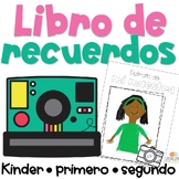 Libro de recuerdos - End of year memory book in Spanish