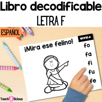 Preview of Libro decodificable | Letra F | Decodable books in Spanish