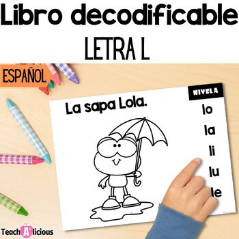 Preview of Libro decodificable | Letra L | Decodable books in Spanish