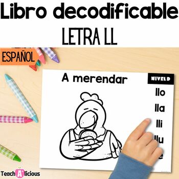 Preview of Libro decodificable | Letra LL | Decodable books in Spanish | Dígrafo | Digraph