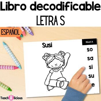 Preview of Libro decodificable | Letra S | Decodable books in Spanish