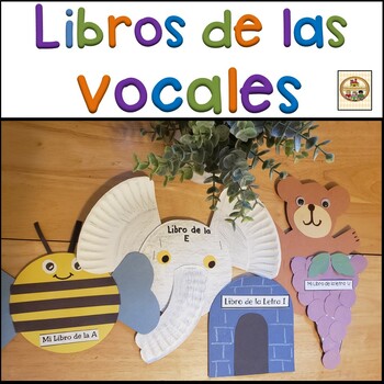 Preview of Libros de  Vocales en Español.