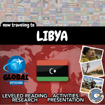 Preview of Libya - Global Studies - Leveled Reading, Activities, Slides & Digital INB