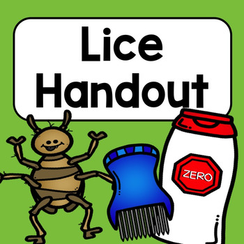 Preview of Lice Handout