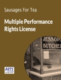 License Granting Permission To Perform Sausages For Tea Th