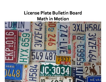 Preview of License Plate Bulletin Board