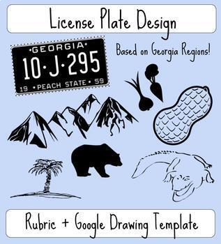 Preview of License Plate Design Project (Georgia Regions)