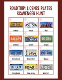 License Plate Scavenger Hunt | Road Trip Scavenger Hunt fo